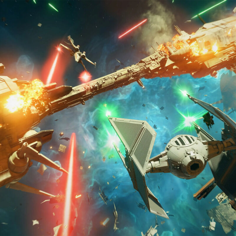 Xbox One Juego Star Wars Squadrons Compatible C... image number null