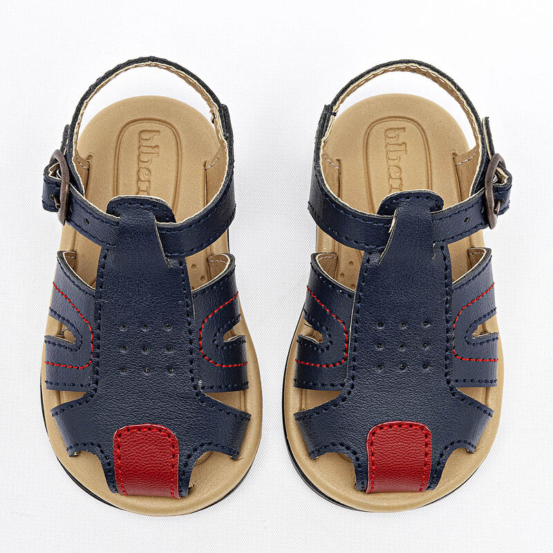 Biberones sandalia para beb&eacute; marino rojo cod 14... image number null