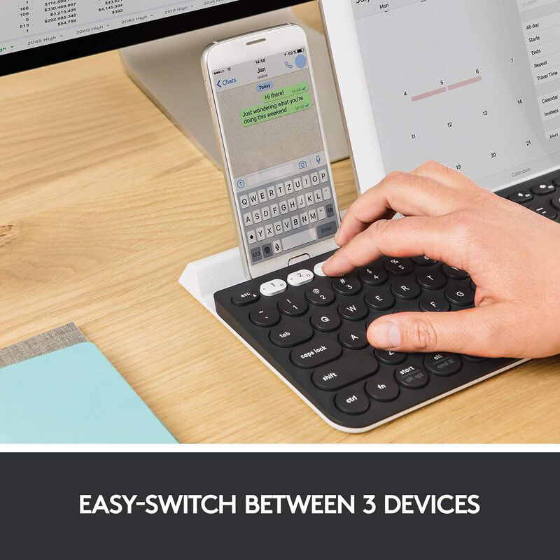Teclado Inal&aacute;mbrico Logitech K780 Con Control D... image number null