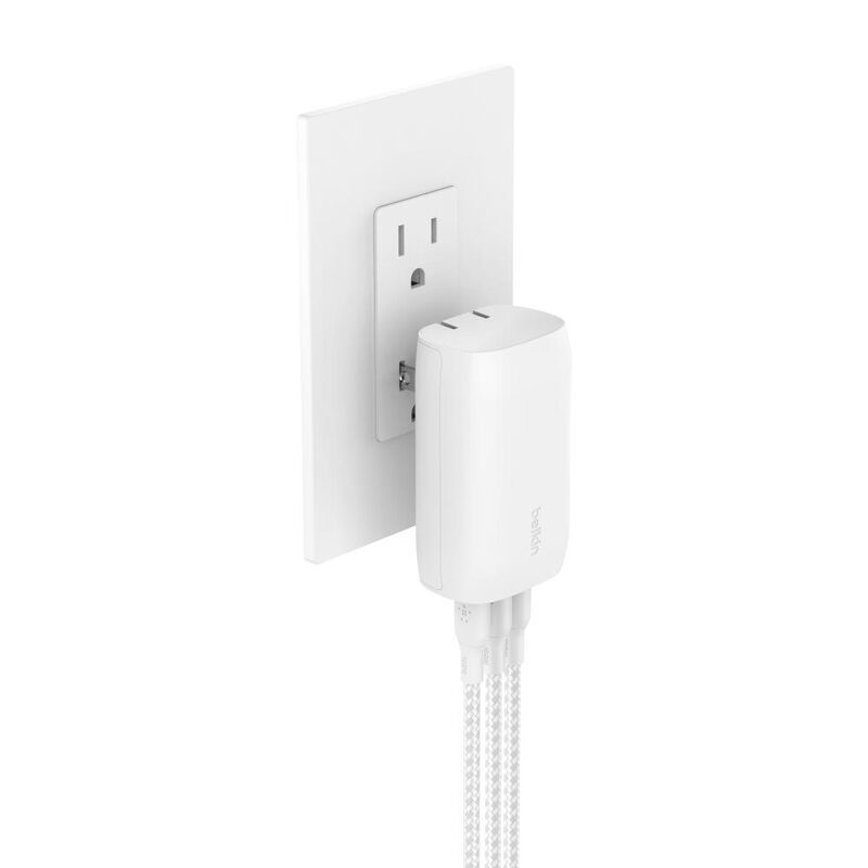 Cargador Belkin de Pared 3 Puertos USB-C Blanco image number null