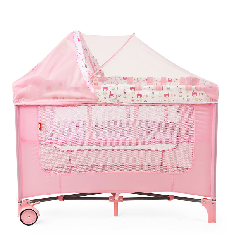 Cuna Corral Plegable con Cambiador y Dos Nivele... image number null