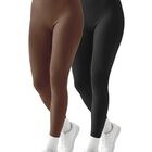Pack de 2 Piezas Leggings térmicos para Mujer Pantalones Deportivos atléticos de Yoga Lic-071-PX2 Variedad De Colores Entrenamiento mallones