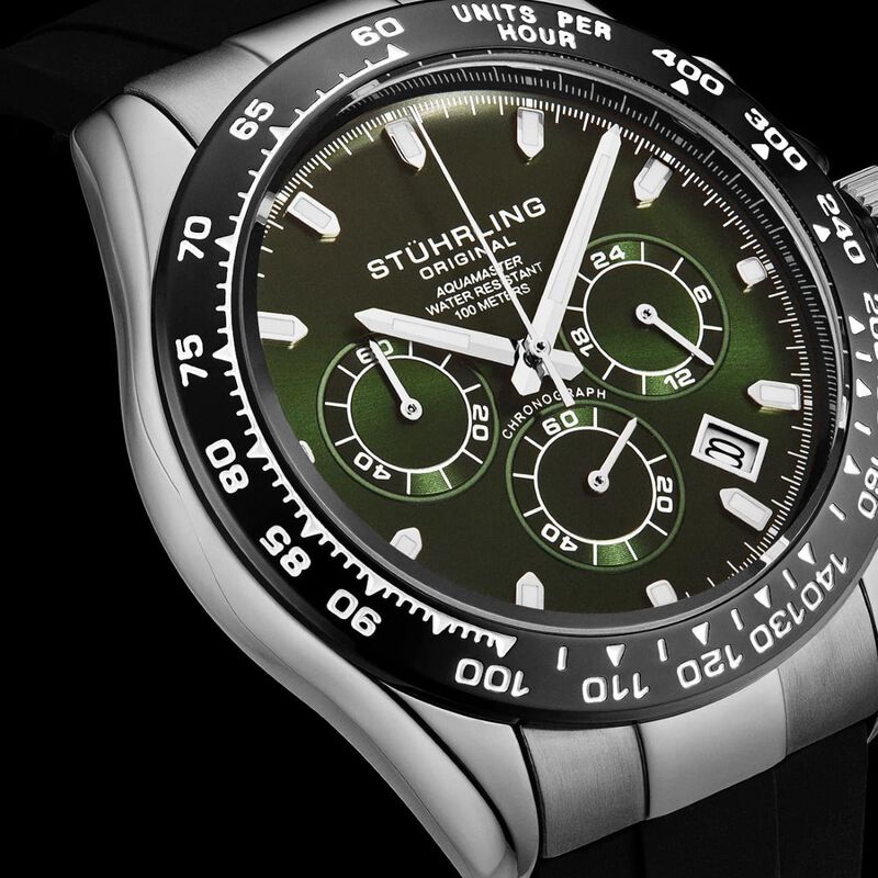 Reloj Stuhrling para hombre 4050.3 cronógrafo ... image number null