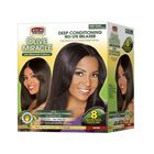 Alisador De Cabello African Pride Olive Miracle Sin Lej&iacute;a - Kit De 8 Unidades