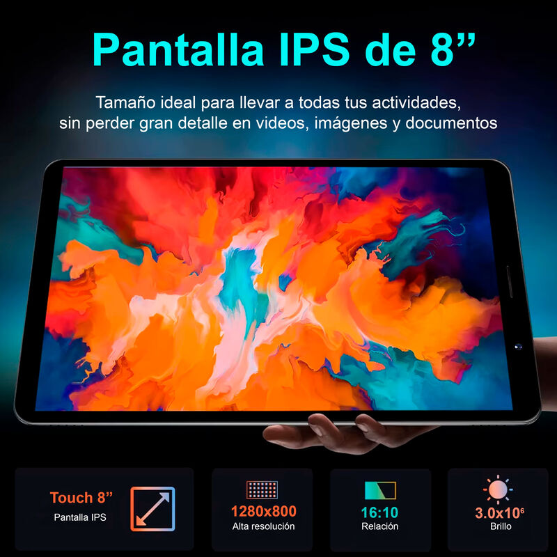 Vak Tablet 73x 8' Hd 8 Core Teclado 2 C&aacute;maras A... image number null