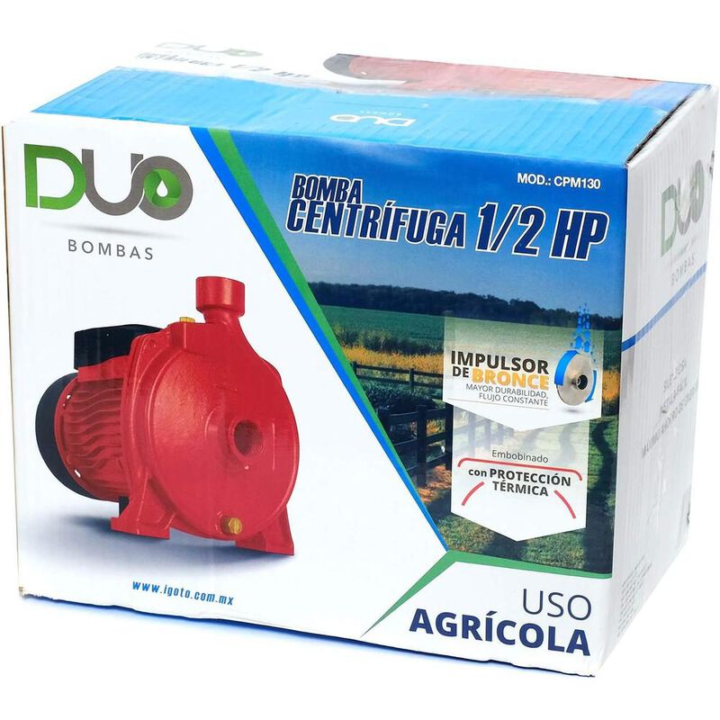 Bomba Duo Centrifuga Igoto CPM130D Máximo Cauda... image number null