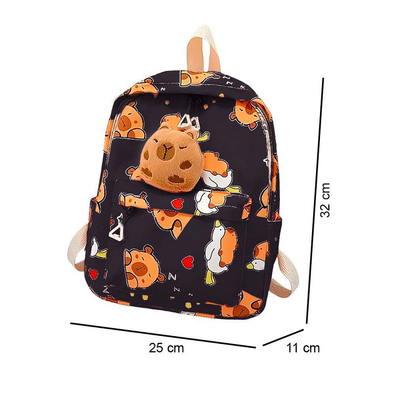 Mochila Capibara Negra KINDER image number null