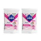 Saba Pack 2 Paq. Toallitas H&uacute;medas V-natural 12 C/vitamina E