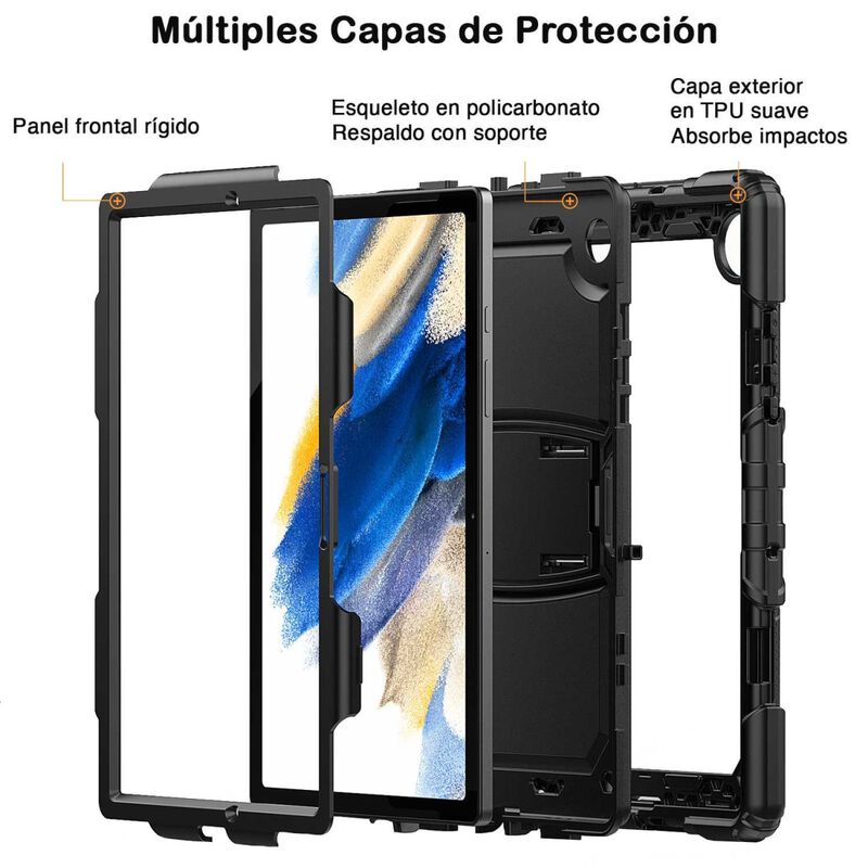 Funda Tekku Standc Uso Rudo Para Samsung Tab A7... image number null