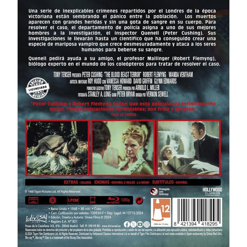 El deseo y la bestia [Blu-Ray] (1968) The Blood... image number null