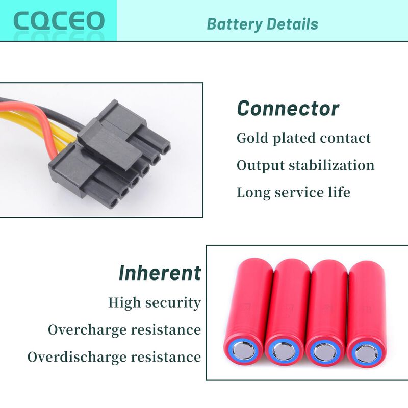 Bater&iacute;a De Aspiradora Cqceo 70e 4500 Mah Para N... image number null