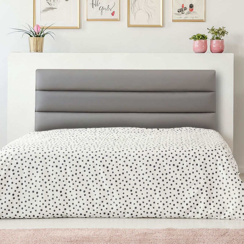 Cabecera Queen Size Dicasa Londres Gris Oxford image number null