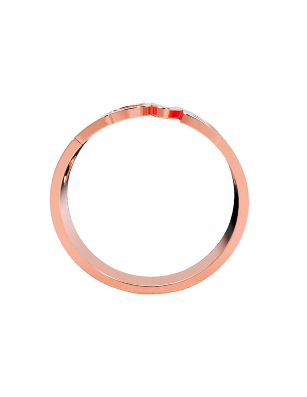 Anillo de Compromiso en Oro de 14K con Circonia... image number null