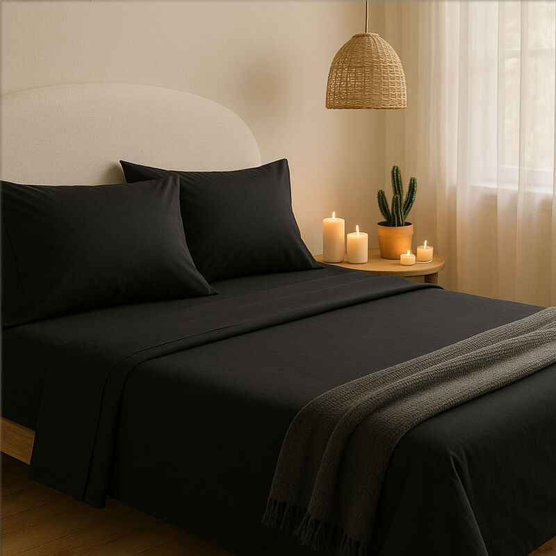 Juego de S&aacute;banas King Size 100% Algod&oacute;n Premium... image number null