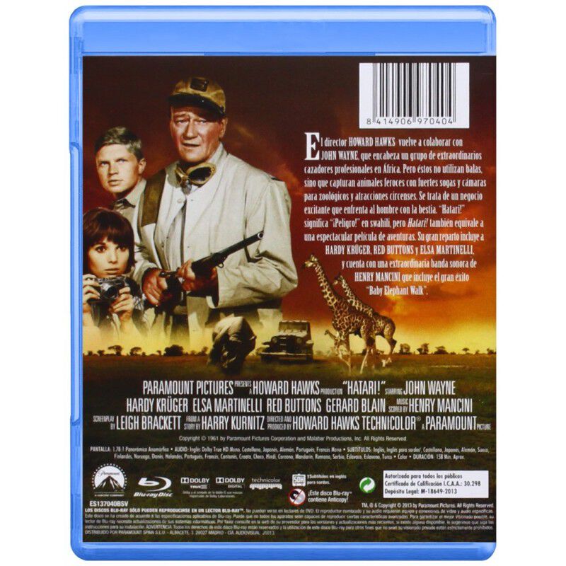 &iexcl;Hatari! [Blu-ray] image number null