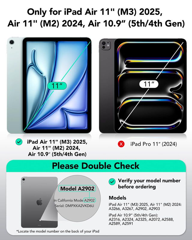 Funda Esr Para Ipad Air De 11 Pulgadas (2025) M... image number null