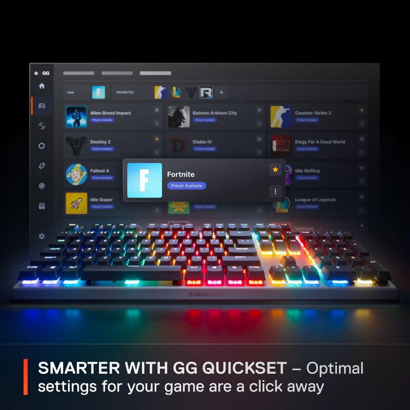 Teclado SteelSeries Apex Pro Gen 3 OmniPoint 3.... image number null