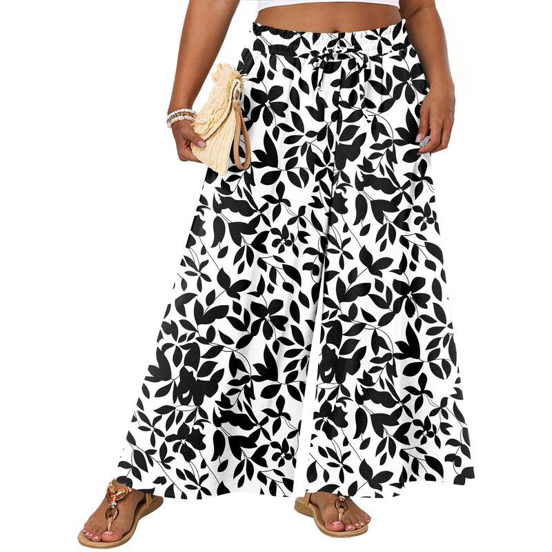 Pantalones Syoss Talla Plus Pierna Ancha 2XL co... image number null