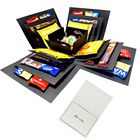 Caja De Regalo Hryan De 5 Capas Con Efecto Explosi&oacute;n De Fotos, Negro/rojo