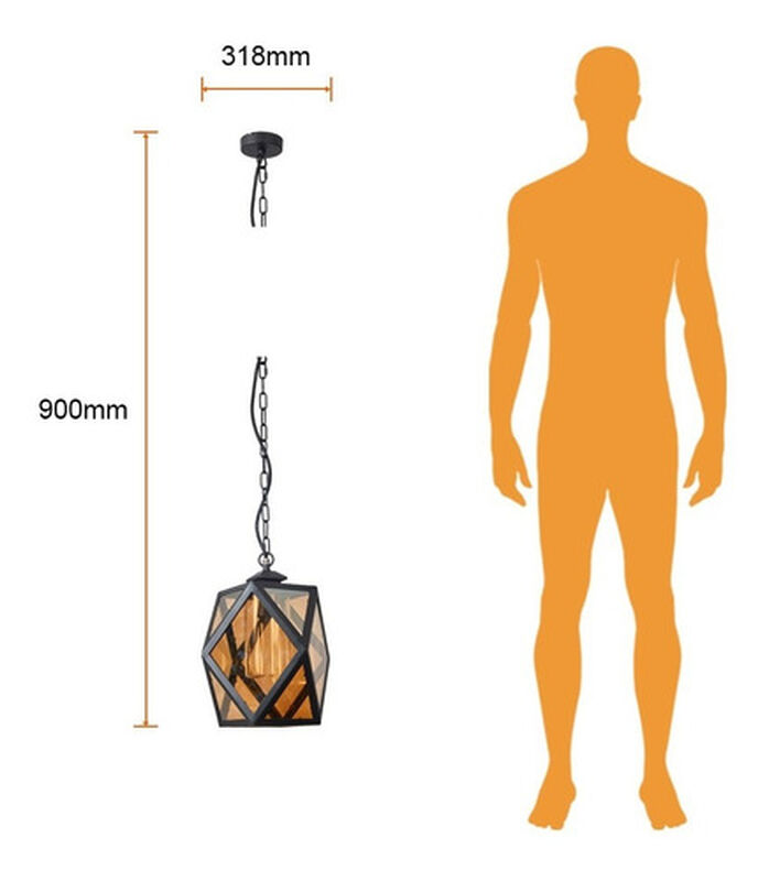 L&aacute;mpara Pared Arbotante Cristal Exterior M&aacute;x 60... image number null