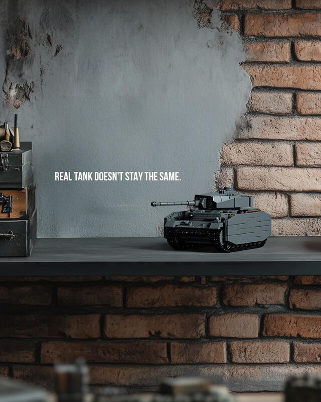 Set De Construcci&oacute;n Militar Nifeliz Panzer Iv G... image number null