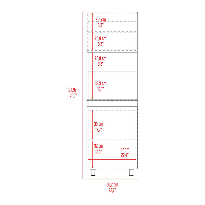 M&oacute;dulo Microondas Vimo Caf&eacute; Claro Y Blanco Virt... image number null