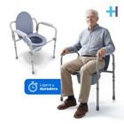 Silla C&oacute;modo Plegable Aluminio Cubeta Removible Adulto Handy