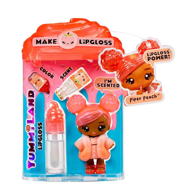 Lipgloss Doll Yummiland Piper Peach Con Kit De ... image number null