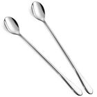 Cucharas Rainspire De Mango Largo 23 cm, Paquete De 2