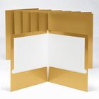 Carpeta De Papel Mr. Pen &ndash; Paquete De 6, Acabado Met&aacute;lico Dorado Brillante