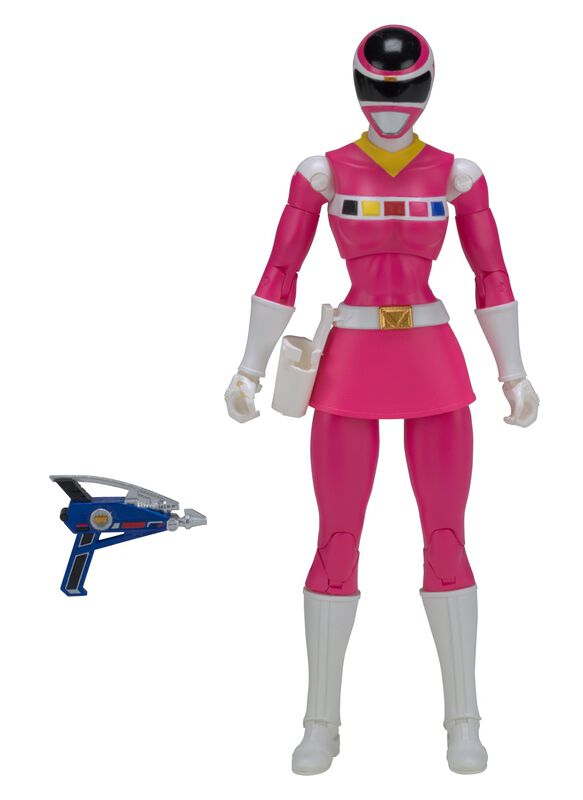 Figura De Acci&oacute;n Power Rangers In Space Pink Ra... image number null