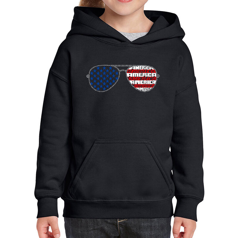 Sudadera Con Capucha Word Art Para Ni&ntilde;a - Lente... image number null