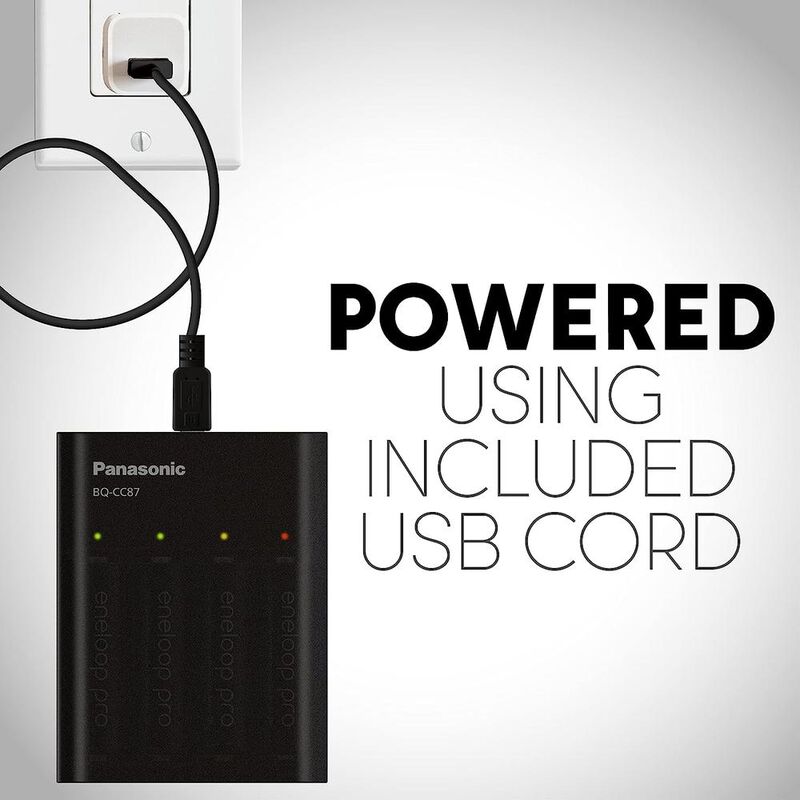 CARGADOR PILAS PANASONIC BQ-CC87 ENELOOP AA-AAA image number null