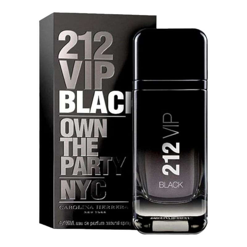 Perfume Carolina Herrera 212 Vip Black Edt 100 ... image number null