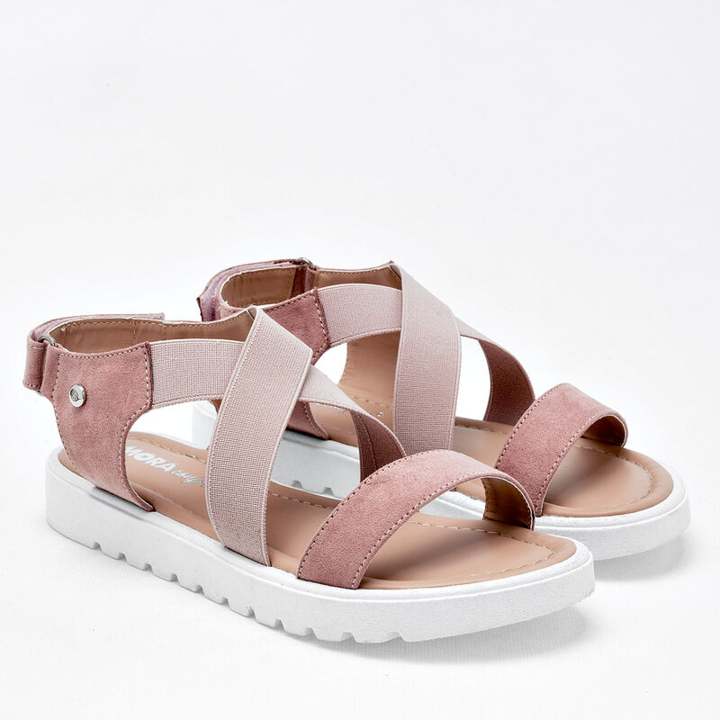 Mora Confort Sandalia para mujer rosa BAJA image number null