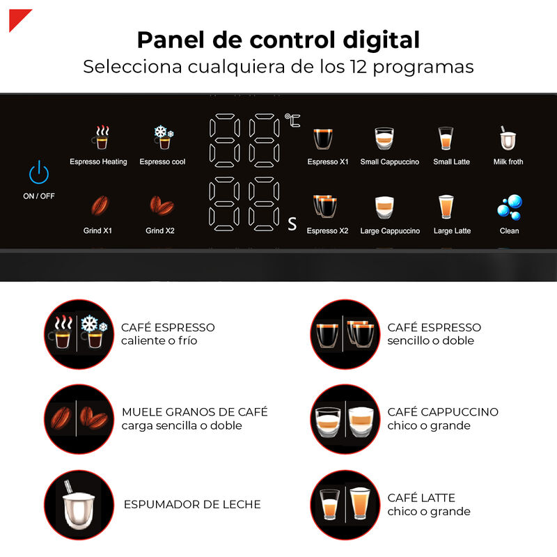 Cafetera Semiautom&aacute;tica Con Molino 1350 W Bogne... image number null