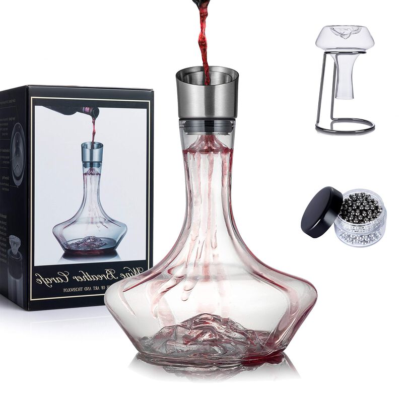 Set Decantador De Vino Youyah Iceberg Con Filtr... image number null