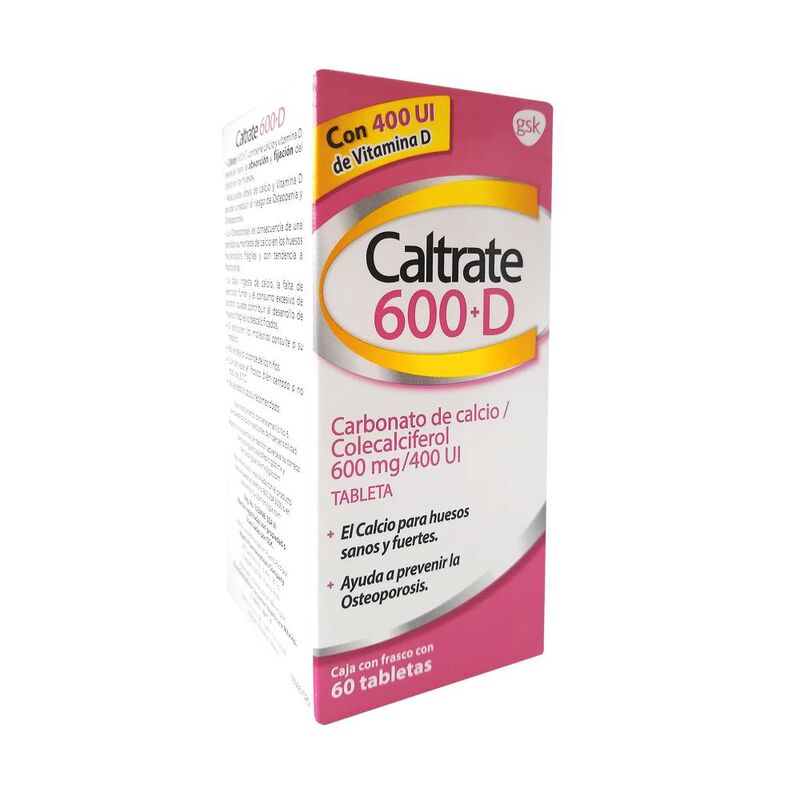 Caltrate 600+d 600 Mg/400 Ui 60 Tableta(s) image number null