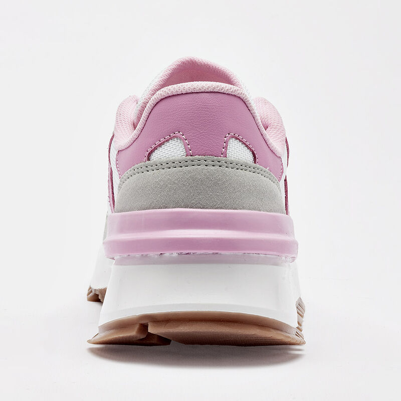 American Fire tenis para mujer blanco gris rosa... image number null