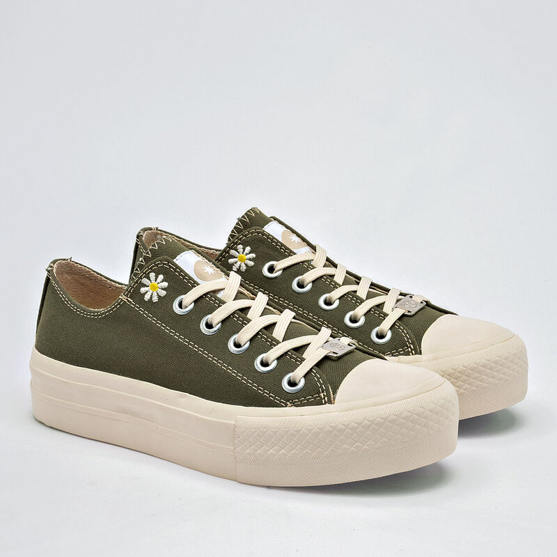 Moramora Tenis urbano para mujer olivo image number null