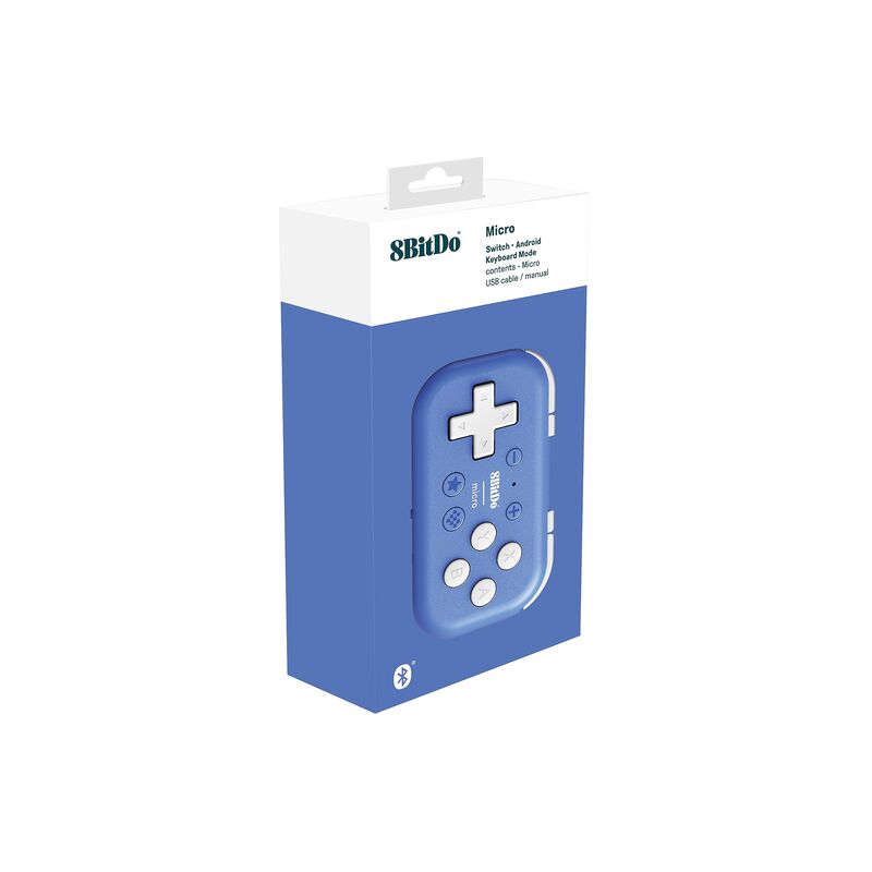Gamepad 8Bitdo Micro Bluetooth Azul para Switch image number null