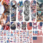 Tatuaje Temporal Aresvns 4 De Julio Ee. Uu. Patri&oacute;tico
