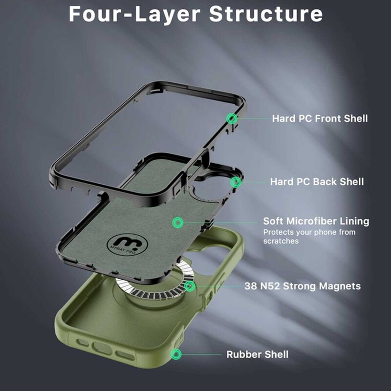 Funda Mybat Maverick Mag Clip Para Iphone 16 Pl... image number null
