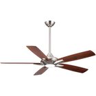 Ventilador De Techo Minka-aire 132 cm N&iacute;quel Cepillado Con Led