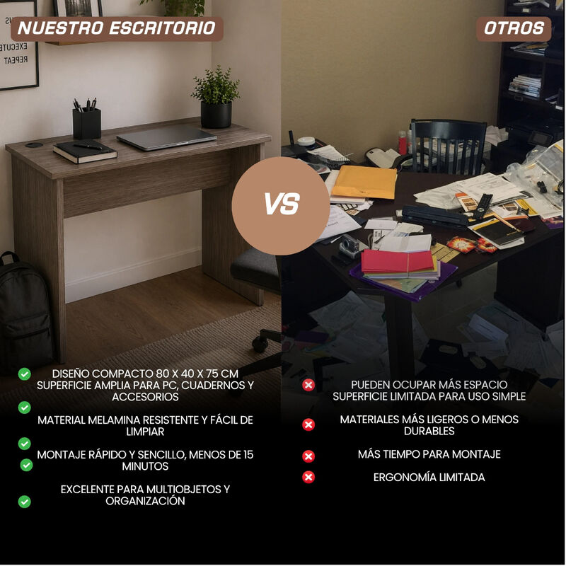 Escritorio Oficina Estudiantil Isto Blanco Home... image number null