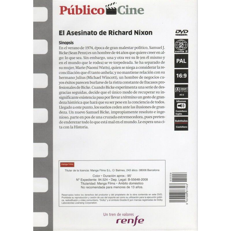 El Asesinato De Richard Nixon (edici&oacute;n Slim) [d... image number null