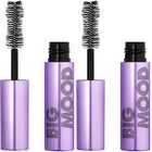M&aacute;scara E.l.f. Big Mood Mini Pack De 2 - Negro