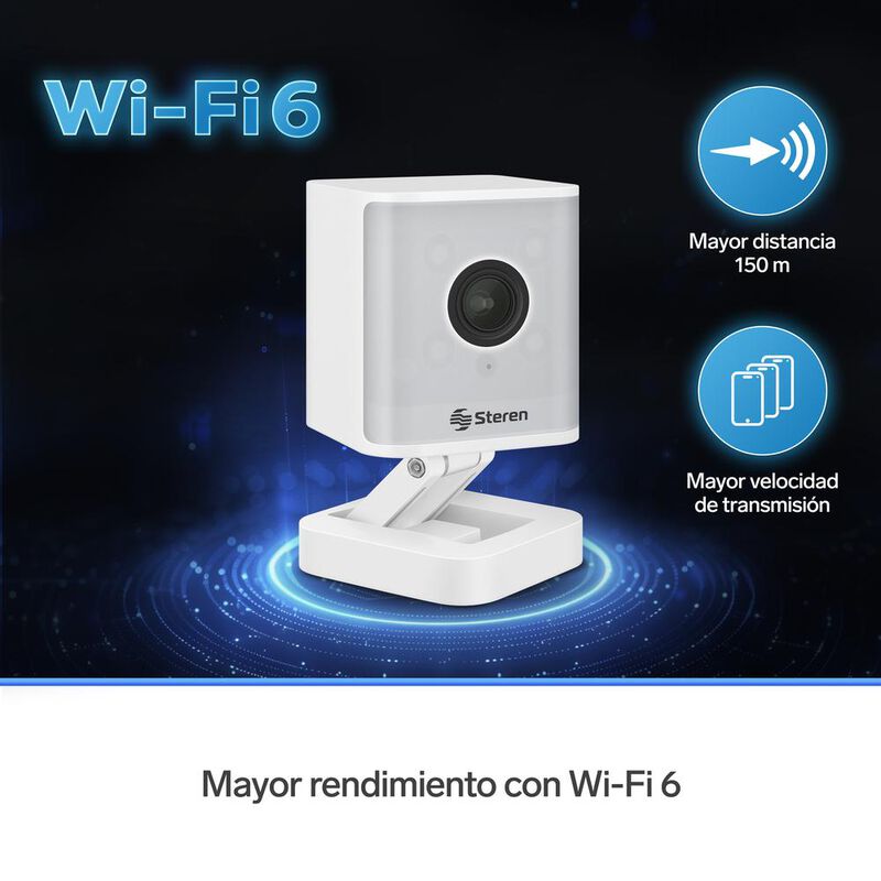 Minic&aacute;mara De Seguridad Wi-fi 6, 4 Mpx Fija, Do... image number null