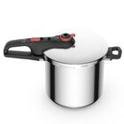 Olla De Presi&oacute;n T-Fal P2584403 8 Litros Acero Inox Plateado Ort