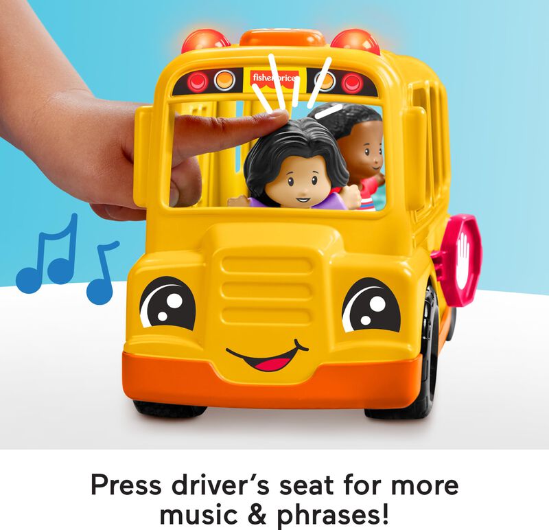 Autob&uacute;s Escolar De Juguete Fisher-price Little ... image number null